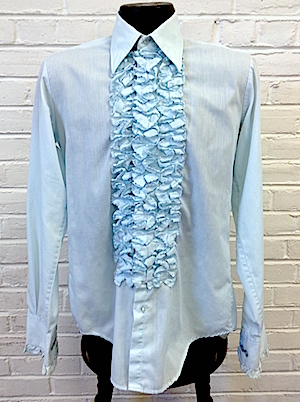 Men's Vintage 70's Ruffled Tuxedo Shirt ...