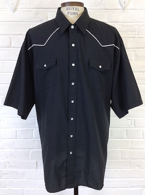 black western style shirt