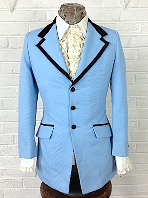 light blue 70s tuxedo