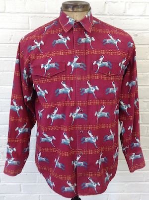 southwestern style mens shirts