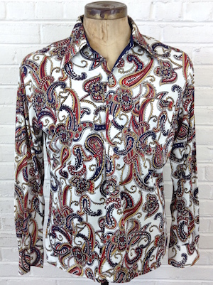 paisley disco shirt