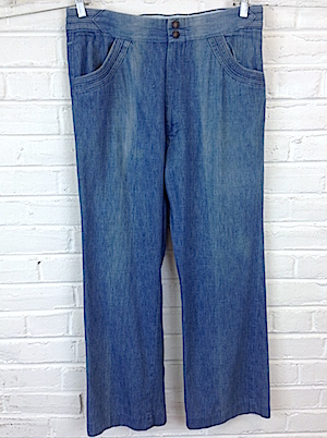 1970s Denim Flares for Men