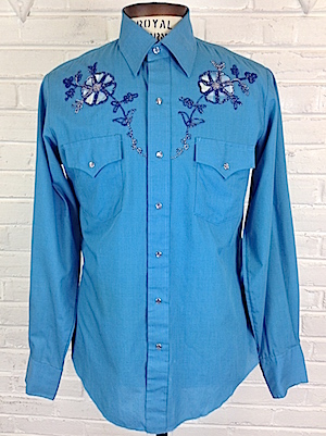 vintage western shirts embroidered