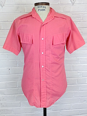 hot pink short sleeve shirt