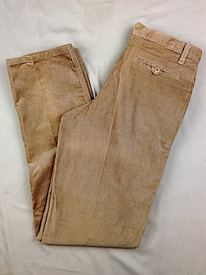 Sazz Vintage Clothing: (30x33) Mens Vintage 70s/80s Pants! Pleated Tan Corduroy  Pants!