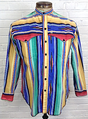 Sazz Vintage Clothing: (XL) Men's Vintage Southwestern Shirt