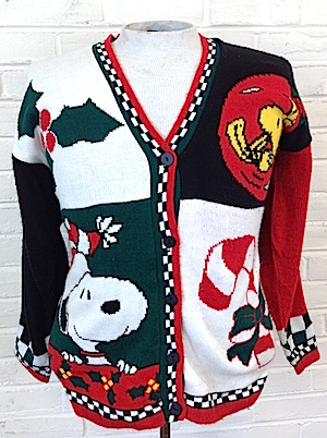 Mens on sale snoopy sweater