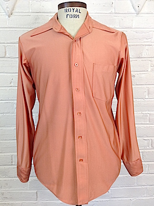 dusty peach shirt