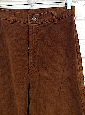 (26x30) Men's Vintage 70's Corduroy BELL BOTTOM Pants! Tobacco Brown ...