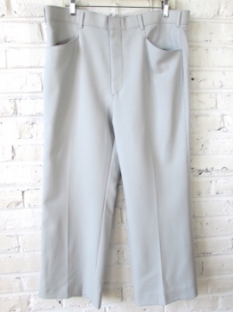 (38x26) Men's Vintage 70's Disco Pants! Super Funky Cool Gray Pants!