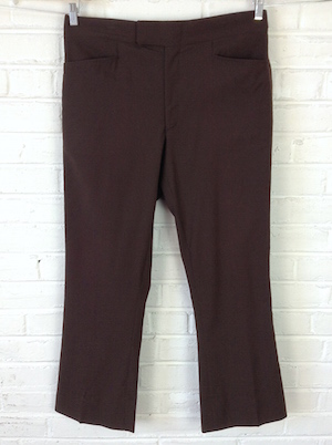 Sazz Vintage Clothing: (38x29) Mens Vintage 1970s Tuxedo Pants. Dark ...
