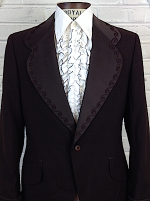Sazz Vintage Clothing: (43) Mens Vintage 1970s Tuxedo Jacket. Brown w ...
