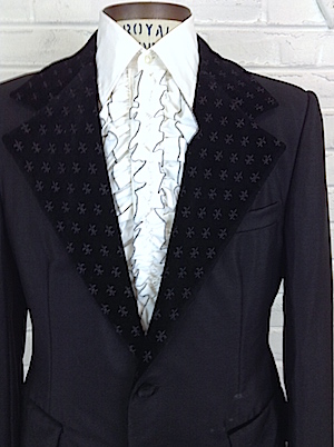 Sazz Vintage Clothing: (40) 1970s Tuxedo Jacket! Black Velvet & Fluer ...