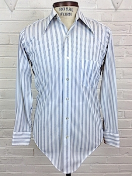 big collar shirt 70s mens