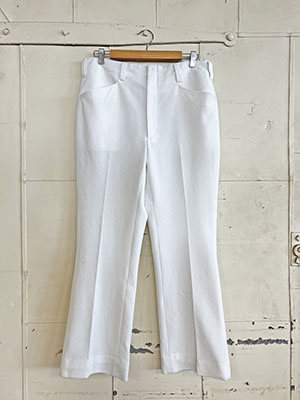 Sazz Vintage Clothing: (33x28) Mens Vintage 70s Disco Pants. White ...