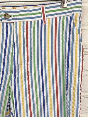 Multi-Color Stripes Golf Pants - Hreski 145 
