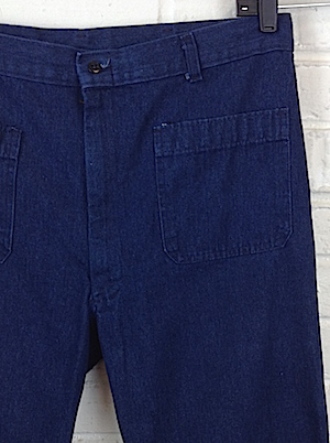 Sazz Vintage Clothing: Vintage mens bellbottoms. denim/jeans Navy ...